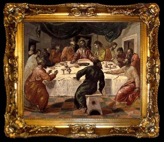 framed  El Greco The last supper, ta009-2